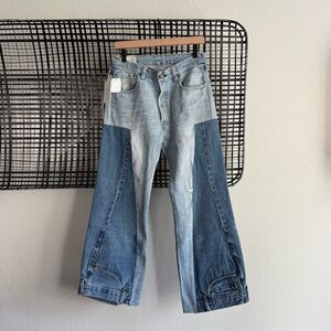 Free people Tricia fix denim mix up jeans